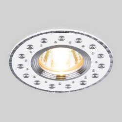 Алюминиевый точечный светильник 2008 MR16 WH белый (032382)