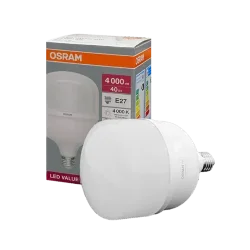 Лампа светодиодная высокой мощности LV HW 40SW/4000K E27 (=400W) | 140-265V / 4000Lm | - OSRAM