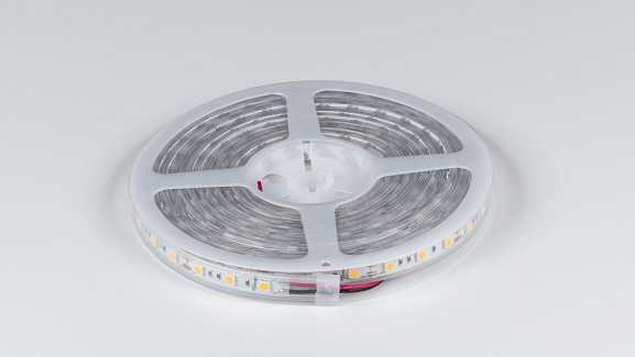 Светодиодная лента 14.4Вт 12В IP65 теплое свечение белое, DSG560-12-WW-65. Фото 3