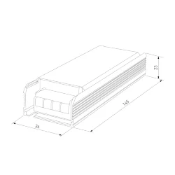 Блок питания 60W 24V IP00 95047/00 (065255)