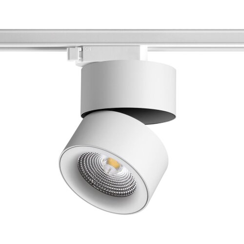 Светильник трековый однофазный трехжильный светодиодный «Novotech» 358786, серия: GRODA. Фото 1.