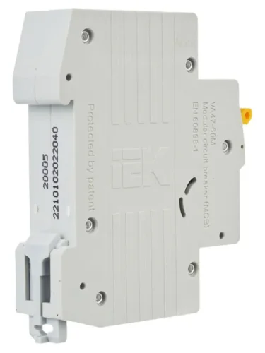 Выключатель автоматический модульный 1п C 40А 6кА ВА47-60M KARAT IEK MVA31-1-040-C - фото 3