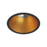 DK3026-BG Встраиваемый светильник, IP 20, 10 Вт, GU5.3, LED, черный/золотой, пластик.