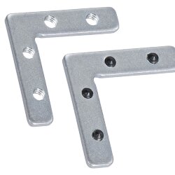 L-образный соединитель для профиля плоский