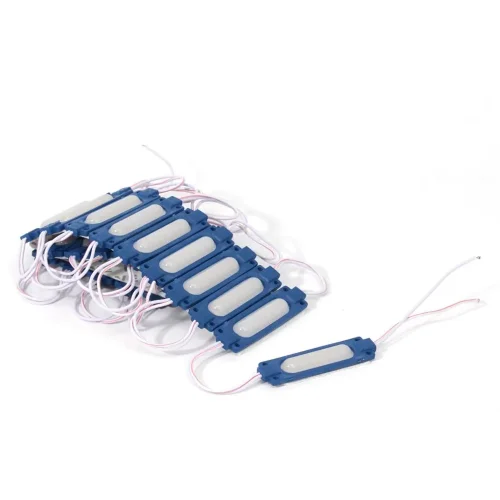 Светодиодный модуль 5730-6 MOD81 (12V, 1.5W, blue, IP44) - фото II