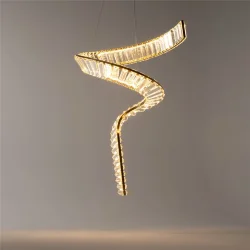 Подвесной светильник Krone 3000К 48Вт (Латунь)