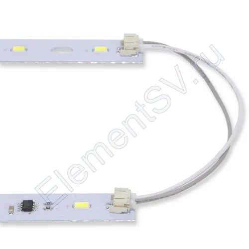 Светодиодная линейка 2835, 12 led, 220V, 6W, 450mm, D154, white - фото 3.