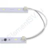 Светодиодная линейка 2835, 12 led, 220V, 6W, 450mm, D154, white - фото 3.