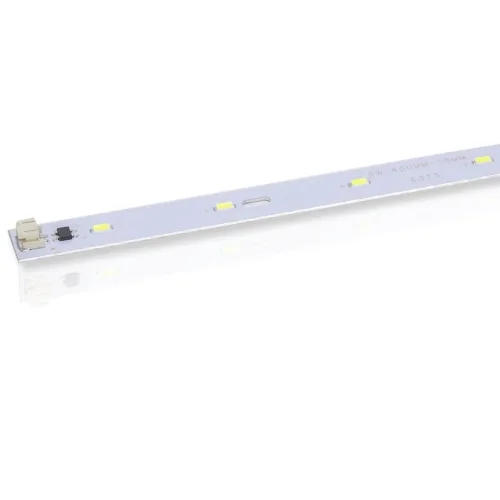 Светодиодная линейка 2835, 12 led, 220V, 6W, 450mm, D154, white - фото I