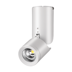 Светильник накладной светодиодный LUMIN'ARTE SPOT02 10W LED, 4000К, 800лм, D70x190мм, корп.металл, белый 1/20