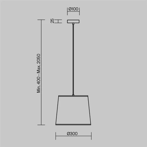 Подвесной светильник Freya FR5483PL-01B1 (Черный) - фото
