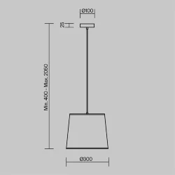Подвесной светильник Freya FR5483PL-01B1 (Черный)