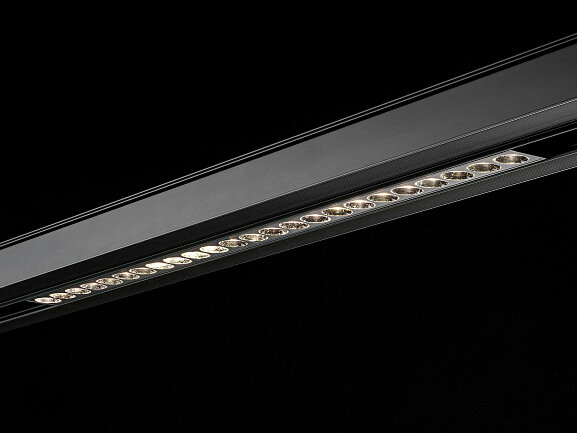 'Светильник линейный дарклайт, серия SY-LINK, Черный, 18Вт, IP20, Нейтральный белый (4000К), SY-LINK-435-BL-18-NW. Фото 2