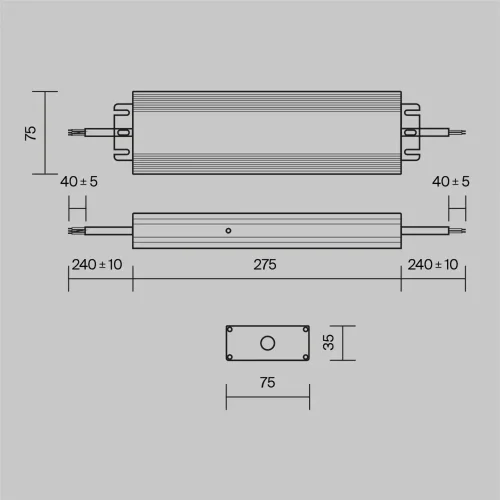 Источник напряжения 48В 250Вт IP67 PSL008 (Серебро) PSL008-250W-48V-IP67 - фото 2