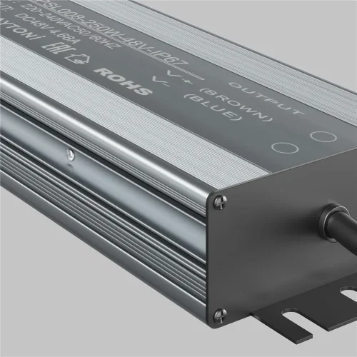 Источник напряжения 48В 250Вт IP67 PSL008 (Серебро) PSL008-250W-48V-IP67 - фото 6