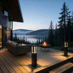 Ландшафтный светодиодный светильник  Frame 3000K чёрный 1529 TECHNO LED черный (072092)