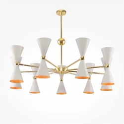 Подвесной светильник Vesper E14х18 (Белый и Золото)