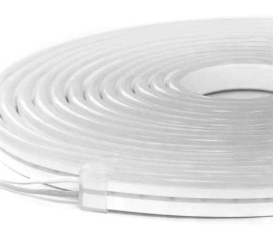 NeonLine ELF PVC интерьерный, боковой изгиб, 12В, IP53, 8мм, 1м, кратность реза  1см, нейтрально белый - фото 2
