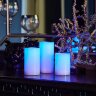 ULD-F052 RGB RC CANDLE SET3 Фигура светодиодная Свеча на батарейках 2АА не в-к, в составе набора из 3 штук, 1 светодиод, RGB свет, Пульт ДУ в-к, TM Uniel - фото 5