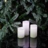 ULD-F052 RGB RC CANDLE SET3 Фигура светодиодная Свеча на батарейках 2АА не в-к, в составе набора из 3 штук, 1 светодиод, RGB свет, Пульт ДУ в-к, TM Uniel - фото 2