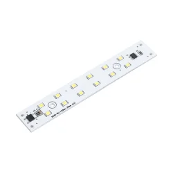 Светодиодная линейка 2835, 2х6 led, 220V, 5W, 120mm, D173, warm white