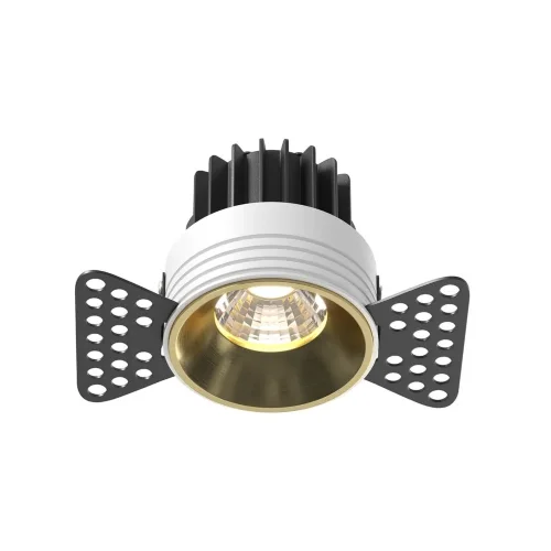 Встраиваемый светильник Round 4000K 7W 50° (Латунь) - фото