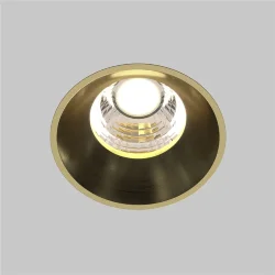 Встраиваемый светильник Round 4000K 7W 50° (Латунь)