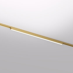 Светильник для трека SHINE LINEAR со светодиодом, L601*W19*H27, 48V DC, 24W, RA?90, 3000K, IP20, сатинированная латунь, алюминий, Denkirs DK5752-SB