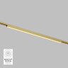 DK5752-SB Светильник для трека SHINE LINEAR со светодиодом, L601*W19*H27, 48V DC, 24W, RA?90, 3000K, IP20, сатинированная латунь, алюминий.