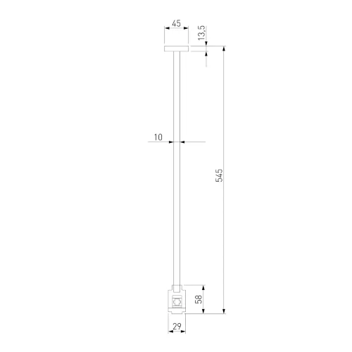Esthetic Magnetic Декоративная стойка 545 мм (без питания) 85149/00 - фото 8