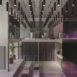 Подвесной светильник Focus GU10 1x10Вт (Черный)