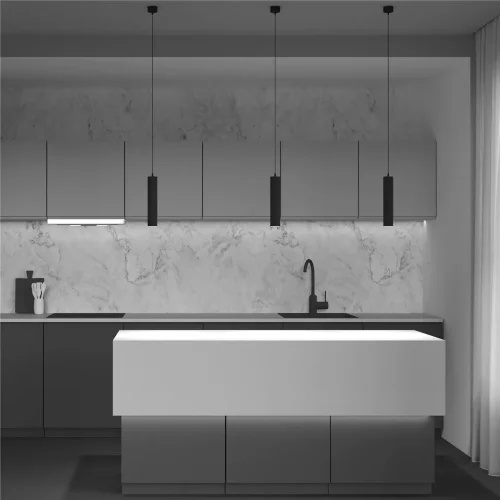 Подвесной светильник Focus GU10 1x10Вт (Черный) - фото 10