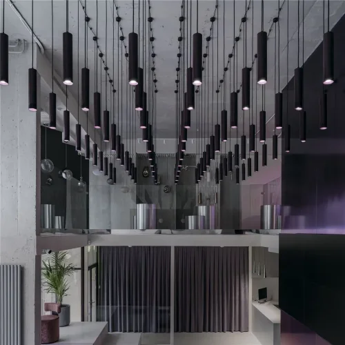 Подвесной светильник Focus GU10 1x10Вт (Черный) - фото 16