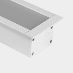 'Встраиваемый алюминиевый профиль Design LED LE 4932, 2500 мм, белый, LE.4932-W-R 010357