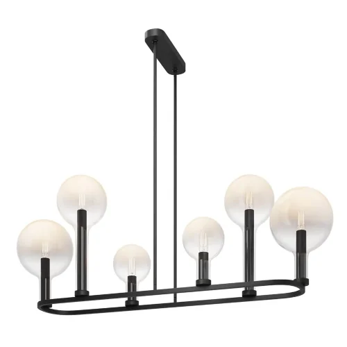 Подвесной светильник Status E14х6 (Черный) - фото