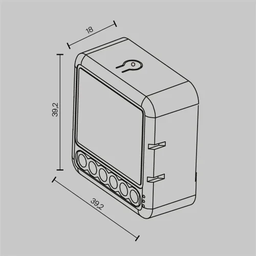 WI-FI диммер двухканальный MD006 (Белый) - фото 3