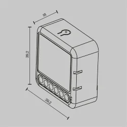 WI-FI диммер двухканальный MD006 (Белый)