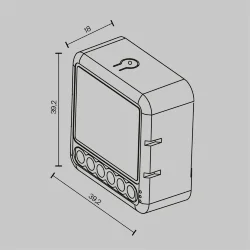 WI-FI диммер двухканальный MD006 (Белый)