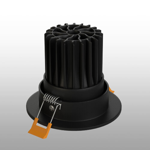 Светильник встраиваемый светодиодный Even 7W 4000K черный - Фото 6