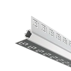 Алюминиевый профиль встраиваемый скрытого монтажа 50x22 (Серебро, 2 м), ALM-5022-S-2M (Серебро) ALM-5022-S-2M