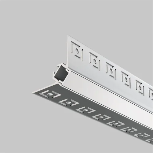 Алюминиевый профиль встраиваемый скрытого монтажа 50x22 (Серебро, 2 м), ALM-5022-S-2M (Серебро) ALM-5022-S-2M - фото 3