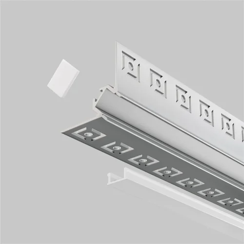 Алюминиевый профиль встраиваемый скрытого монтажа 50x22 (Серебро, 2 м), ALM-5022-S-2M (Серебро) ALM-5022-S-2M - фото 6