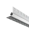 Алюминиевый профиль встраиваемый скрытого монтажа 50x22 (Серебро, 2 м), ALM-5022-S-2M (Серебро) ALM-5022-S-2M - фото