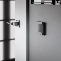 Рамка из стекла на 1 пост Favorit черный W0011108