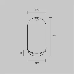 Настольный светильник Fable 3000К 8Вт (Латунь)