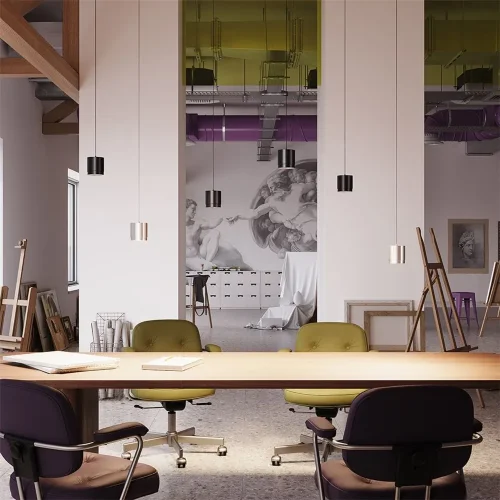 Подвесной светильник Polar GX53 1x12Вт (Черный) - фото 10