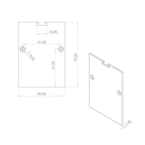 Заглушка для профиля LC-LP-7050 (179) - фото II