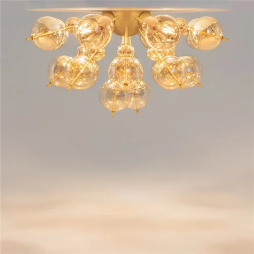 Потолочный светильник Болла / Bolla E27х4 (Латунь) MOD133CL-04BS - фото 4