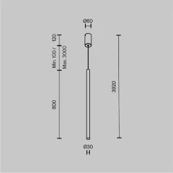 Подвесной светильник Pro Extra 3000-4000К 6Вт (Золото)