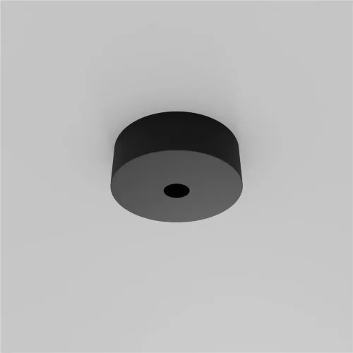 Накладная потолочная чаша для вертикального шинопровода (Черный) TRA234SCB-B - фото 3